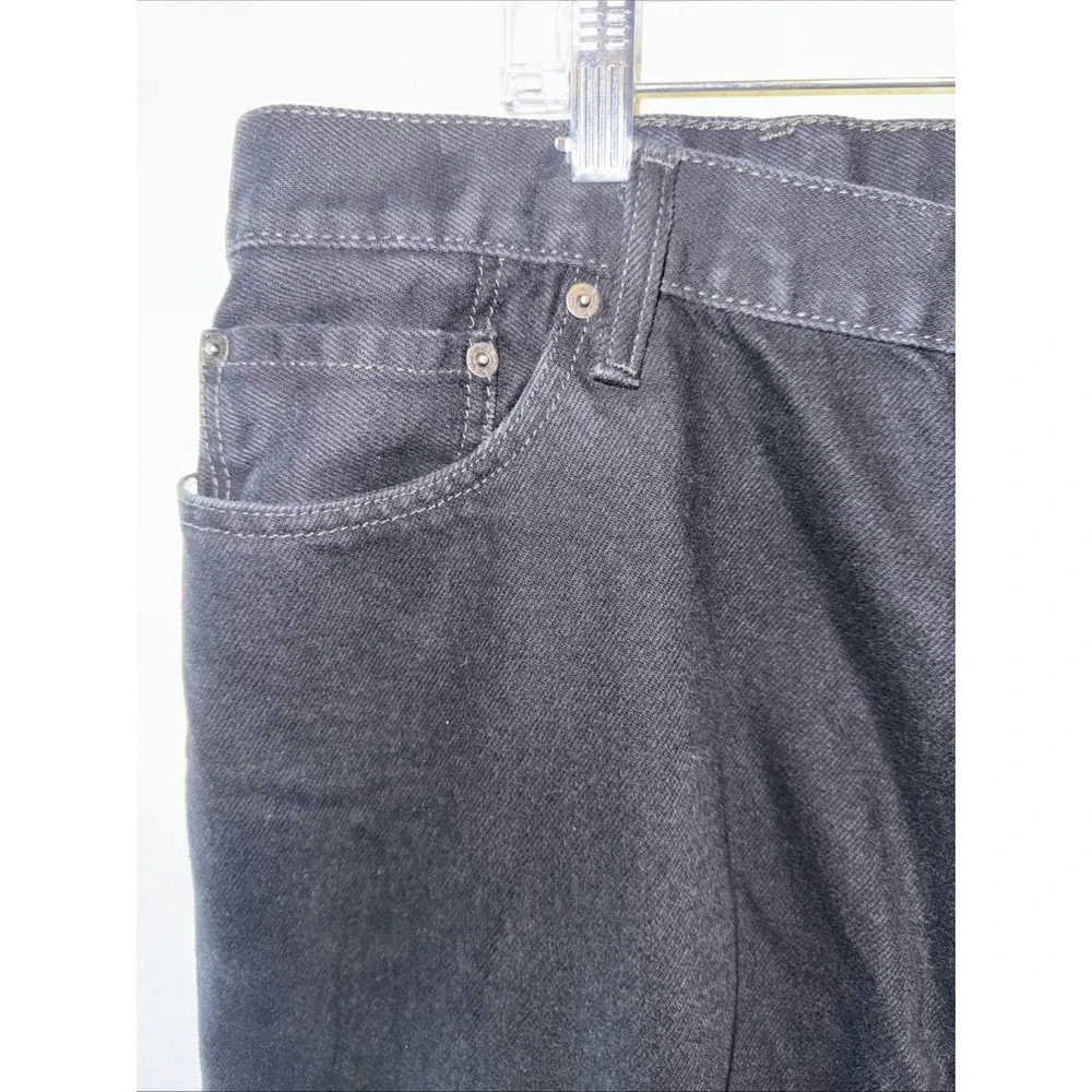 Levi's 505 Mens Black Jeans Size 42X32 Big&Tall Casual Work Wear